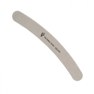 White Banana Shaped Nail File 320/600