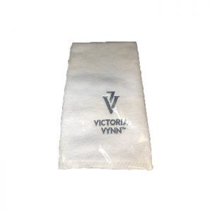 Toalla Blanca con logo negro 30x50cm
