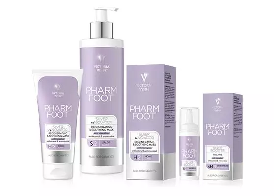 Línea Microsilver - propiedades antibacterianas, refuerzan y protegen la piel de los pies - de Pharm Foot