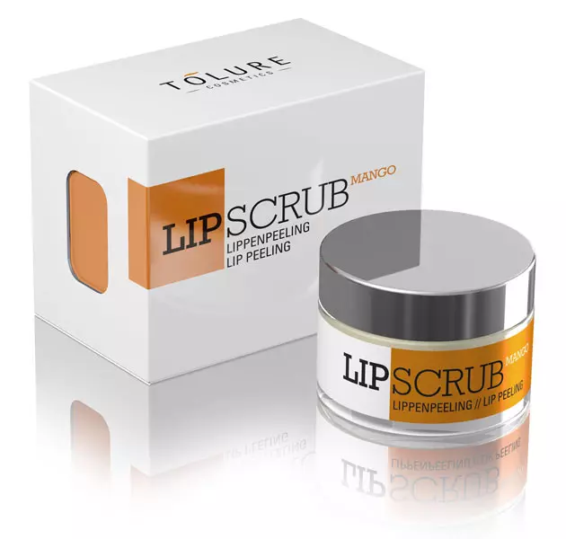LipScrub mango - exfoliante hidratante de azúcar labial - de Tolure